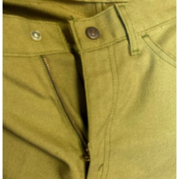 Vtg‎ Levi’s for Gals Sta-Prest Big E Avocado Green Pants Jeans 27" Waist NOS - Picture 7 of 11